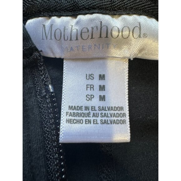 MOTHERHOOD MATERNITY BLACK FULL ZIP HOODIE SIZE M‎ |N1 - Picture 3 of 5